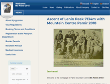 Tablet Screenshot of leninpeak.net